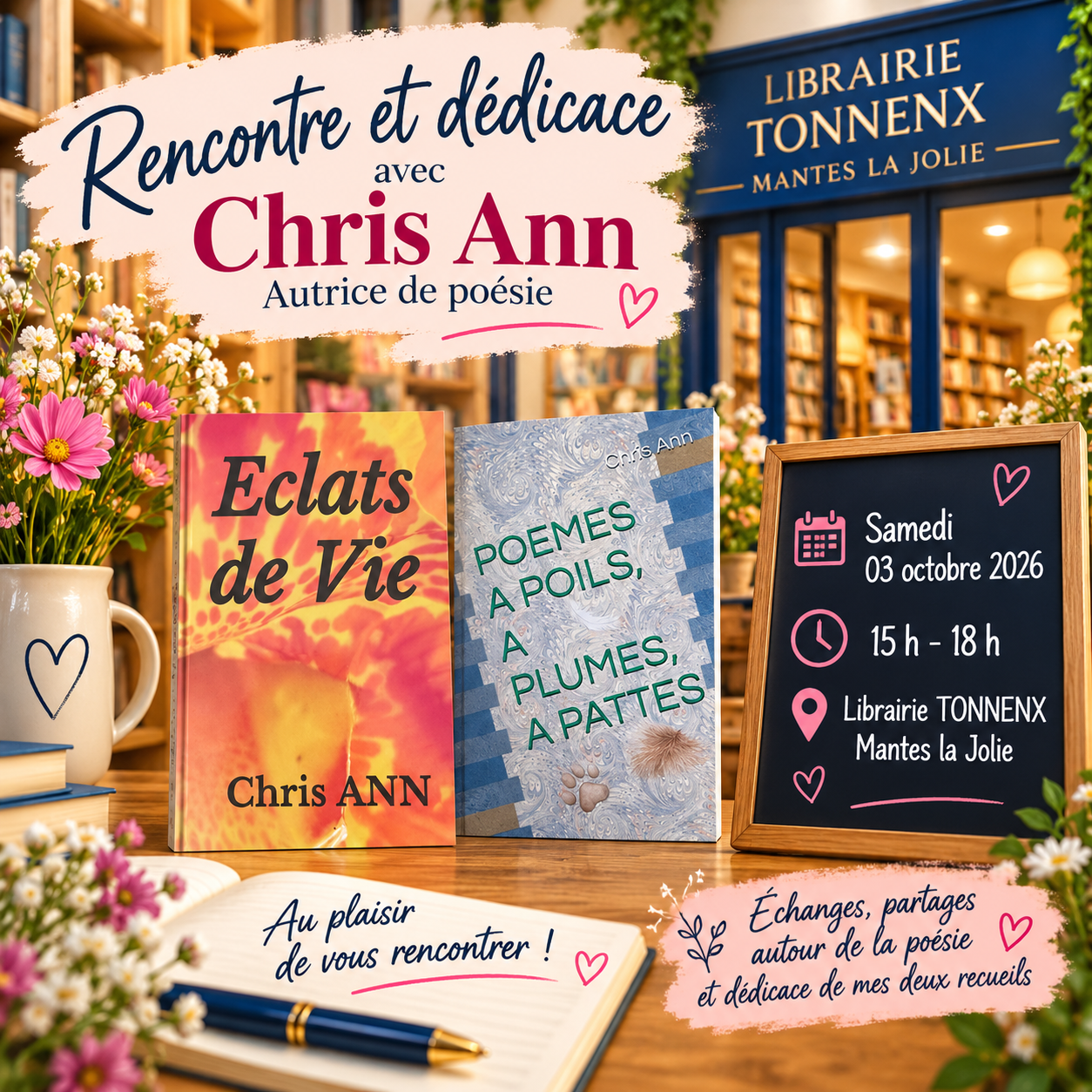 VISUEL RENCONTRE 03 OCT 2026 LIBRAIRIE TONNENX
